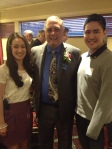 Kimberley and Eric with incoming Coquitlam Sunrise President Jim Fitzpatrick.